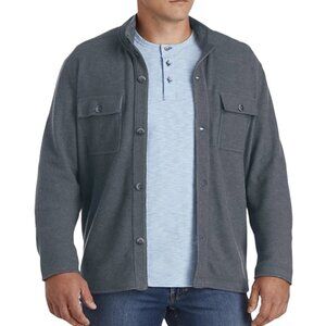 Tommy Bahama Shirt Jacket Montserrat CPO Ocean Blue. XXL.